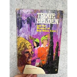 Trixie Belden Mystery at Bob-White Cave Kathryn Kenny Whitman Vintage 1971 Book